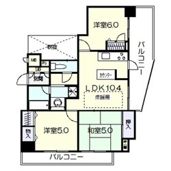 沢ノ町駅 徒歩5分 9階の物件間取画像